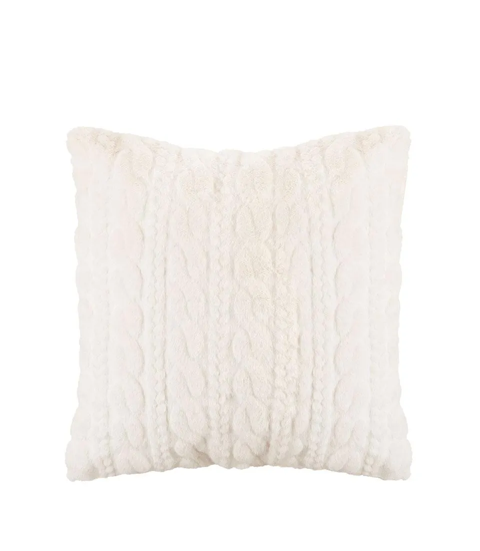 Square white cushion the magic of dreams