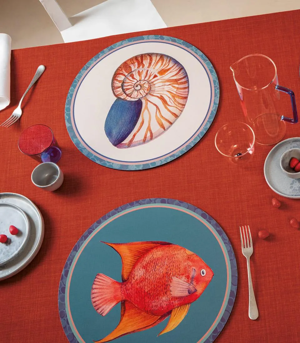 Tovaglietta rigida avorio Ø39 - Nautilus