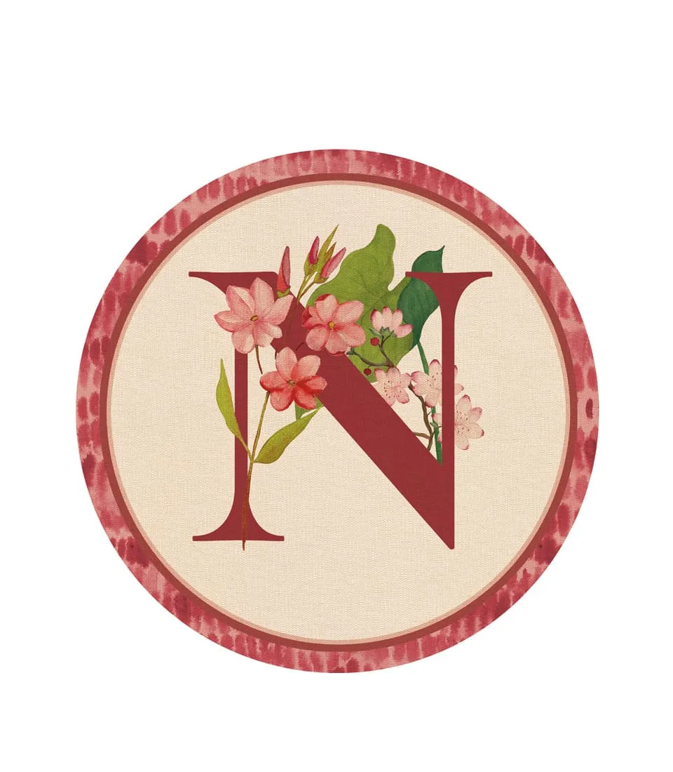 Tovaglietta rigida - monogramma N