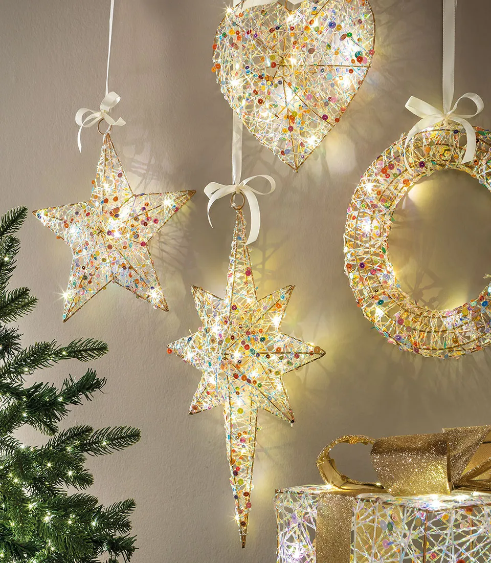 5-POINTED STAR WITH 10 LEDS