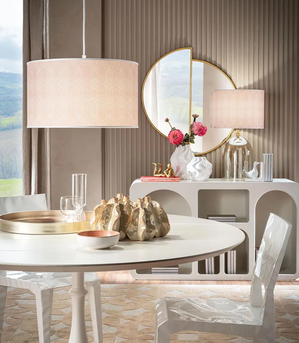 Cylindrical shade - Intrecci d'Oriente