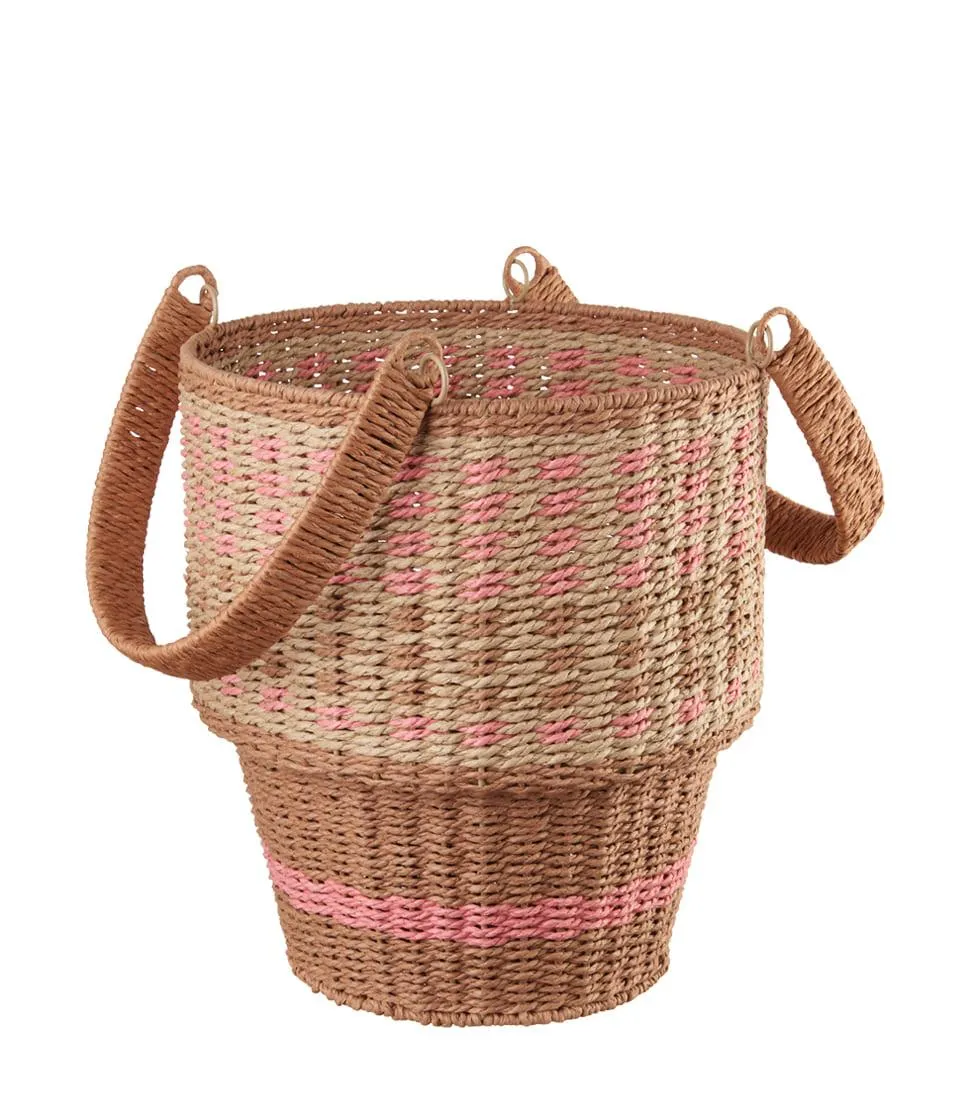 Basket with handles - set 2 pcs.