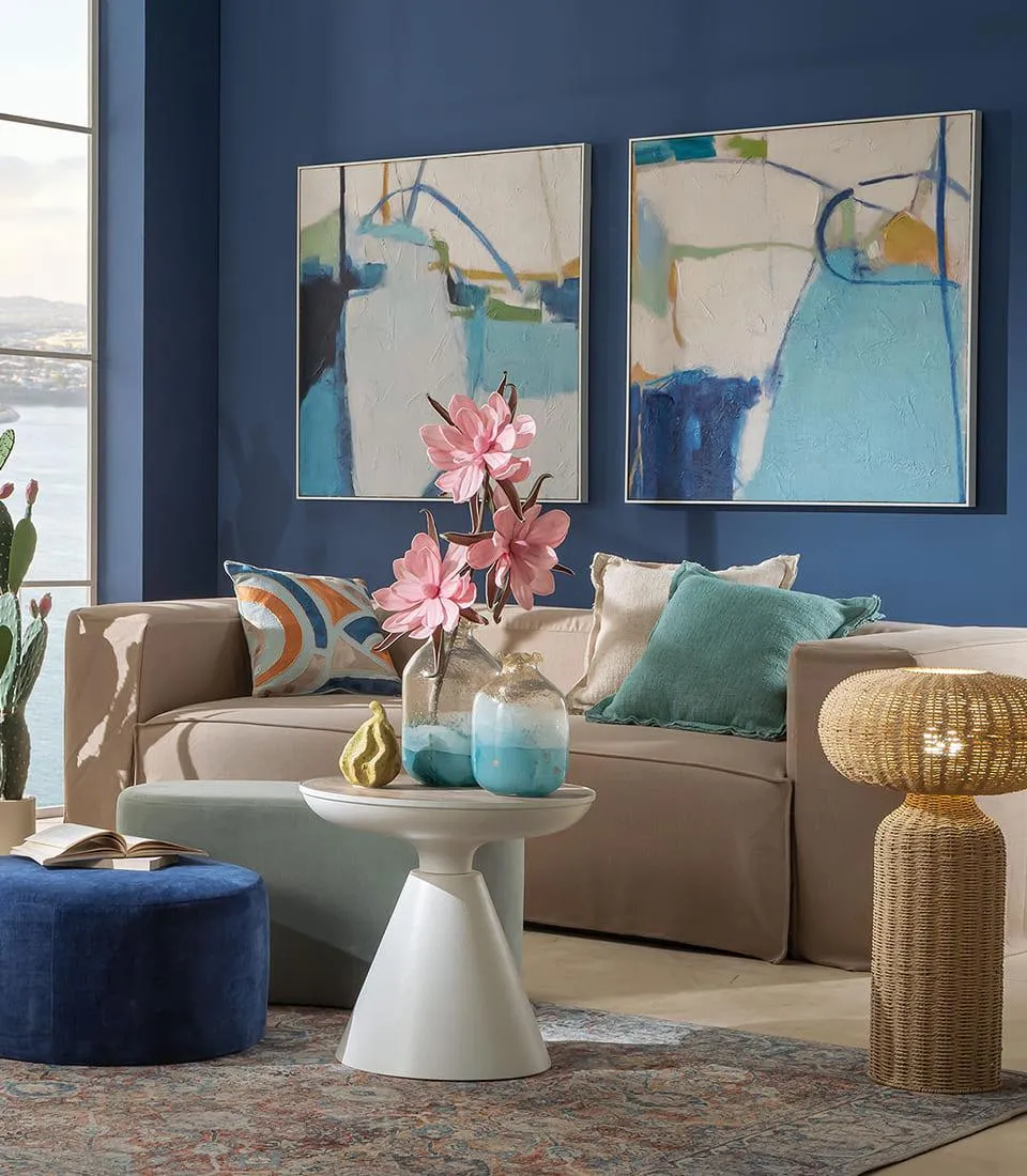 Quadro 100x100 con cornice - set 2 pz (200x100)