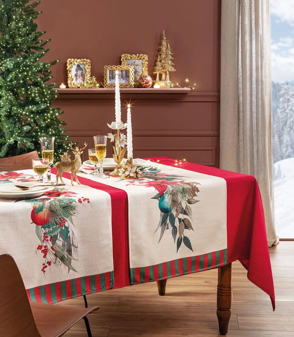 Stelle di Natale - stain-resistant runner 50x155