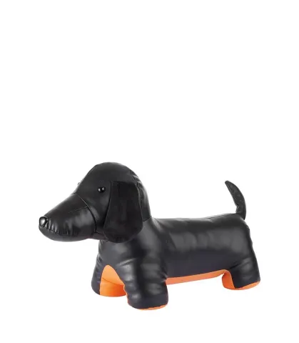 DOOR STOPPER DOG, BLACK