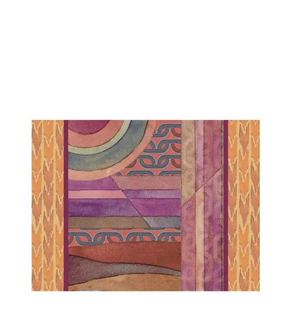 Rigid Placemat, mustard edge - Orizzonti di Seta