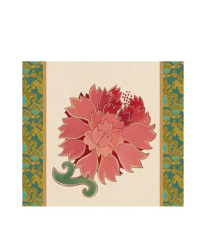 Rigid Placemat, ivory - Peonia di Samarcanda