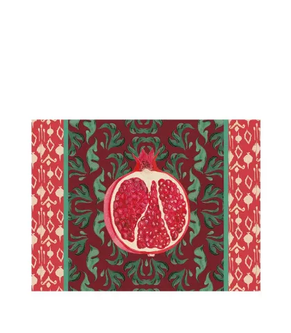 Rigid Placemat, cocoa - Melograno d'Oriente