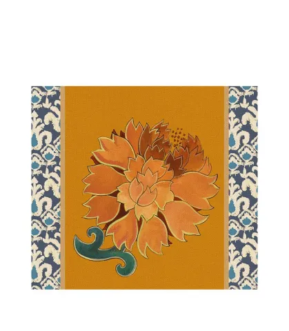 Rigid Placemat, orange - Peonia di Samarcanda