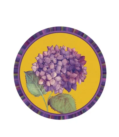 Tovaglietta rigida gialla - Ortensia