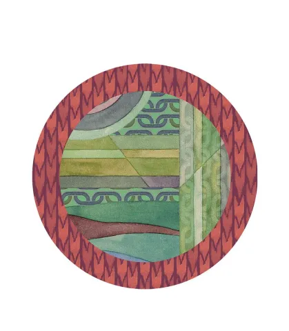 Tovaglietta rigida cornice ruggine - Orizzonti di seta