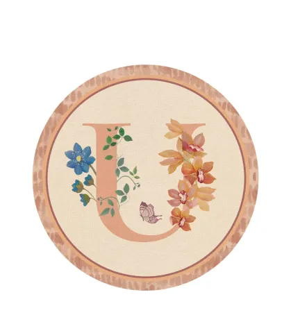 Tovaglietta rigida - monogramma U