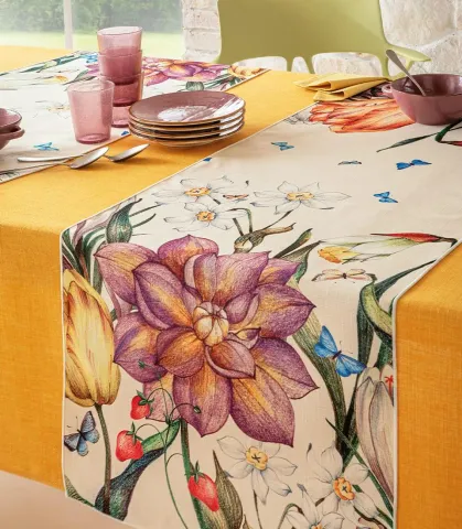 Taormina - Runner antimacchia 50x155