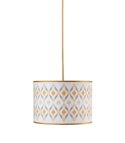 Conical  pendant shade - Moiré