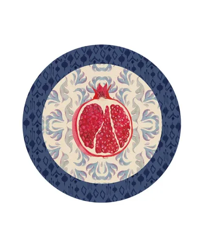 Rigid Placemat, ivory - Melograno d'Oriente