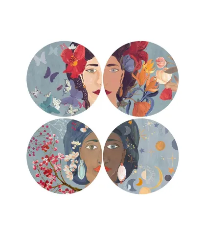 Piatti Decorativi Da Parete Tangeri - Set 4 pz