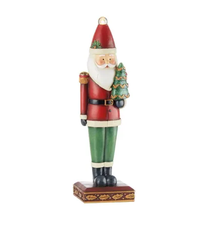 Santa Claus with decorative tree