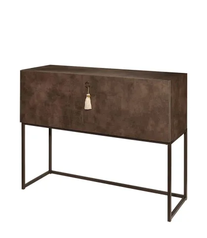 Drop-front console
