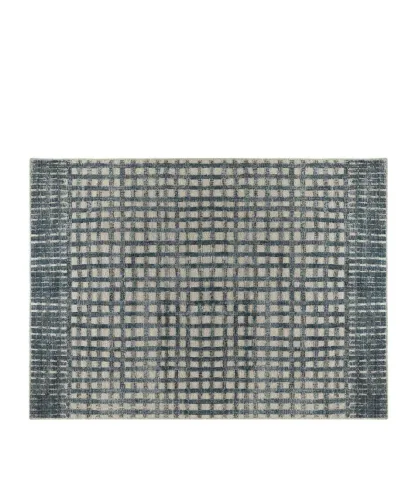 Tappeto con decoro a rilievo