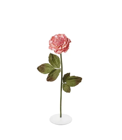 Fiore decorativo con base 115h - Rosa