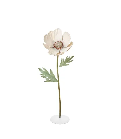 Fiore decorativo con base 155h - Margherita