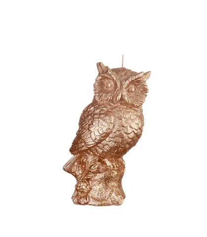 Champagne candle owl