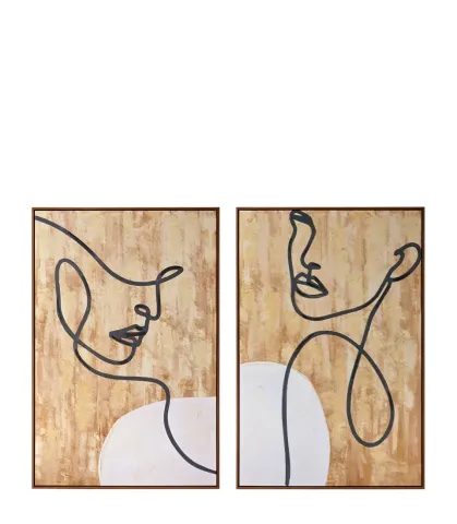 Painting 80x120 with frame - Set 2 pcs. (160x120)