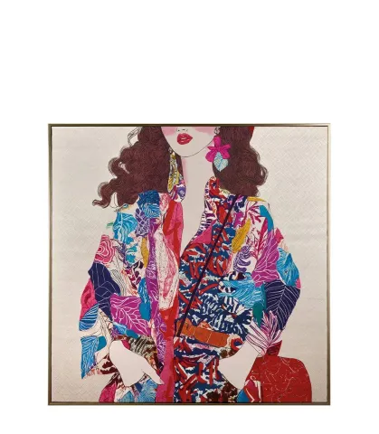 PAINTING 100x100 WITH FRAME