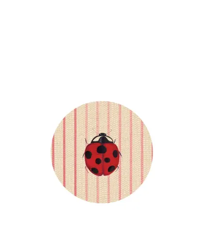 COASTER, IVORY, Ø10 - COCCINELLA
