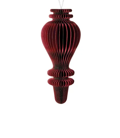 HANGING DECORATION, BURGUNDY