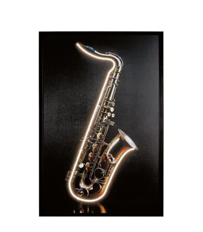 PAINTING 80x120 WITH FRAME, WITH LEDS